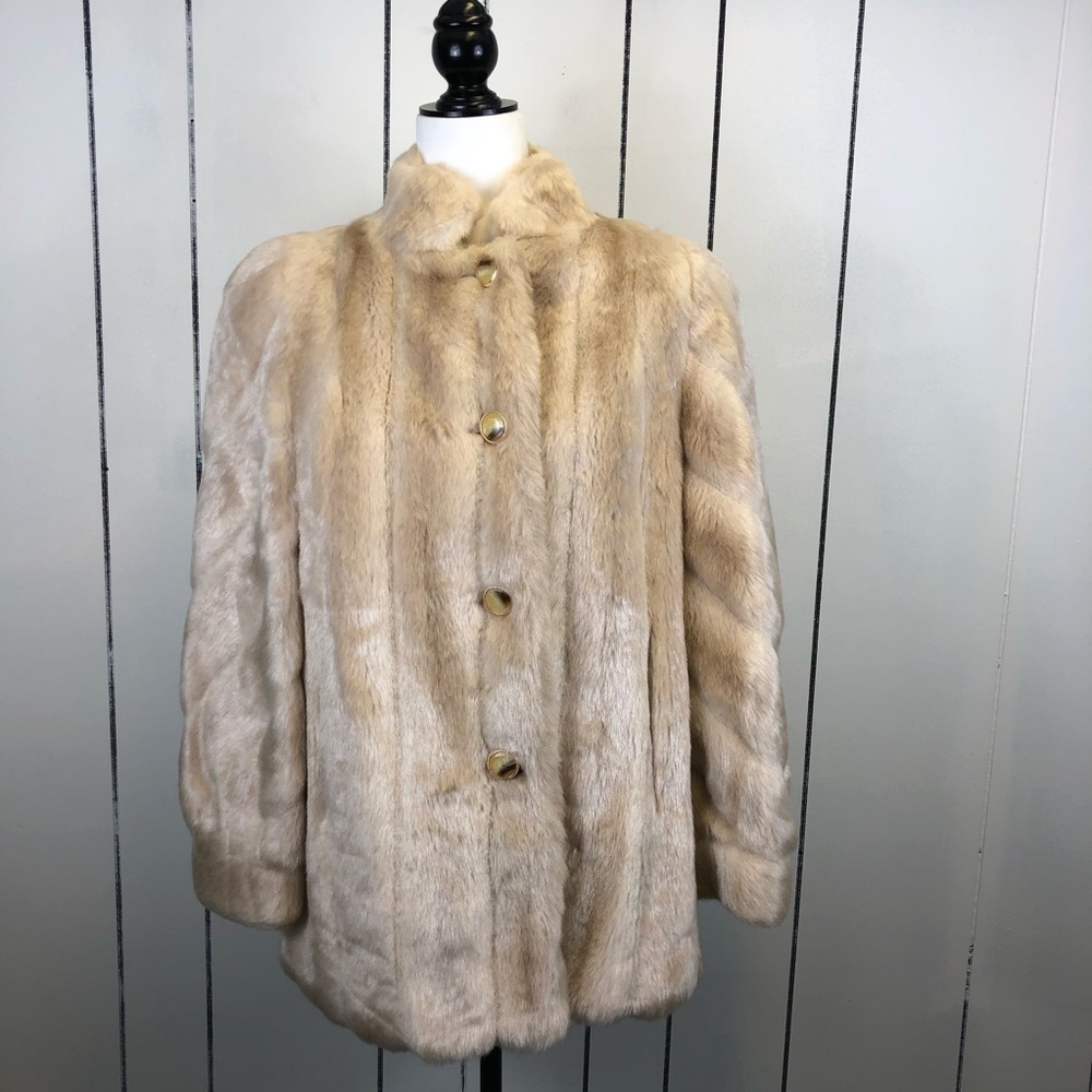 Vintage Sears Ultra Mink Jacket Sz M